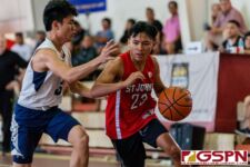 The Harvest Eagles defeated the St. John's Knight 50-30 in day three of the 2020 GSPN Preseason Boys Basketball Tournament. (Photo by Michael Blas)