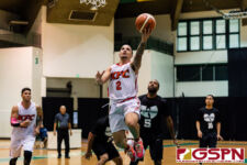 KFC Bomber Keenan Reed knocks in two paints off a fast break in the third quarter. (Photo by Michael Blas)