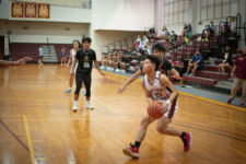 The FD Friars defeated the JFK Islanders to advance to the ISA Boys Basketball Finals Wednesday evening. (photo by Raine Delos Reyes)
