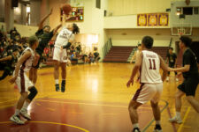 The FD Friars defeated the JFK Islanders to advance to the ISA Boys Basketball Finals Wednesday evening. (photo by Raine Delos Reyes)