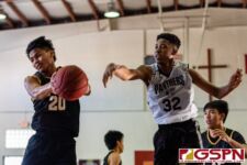 The Guam High Panthers picked up two wins defeating the ND Royals and Tiyan Titans in day three of the 2020 GSPN Preseason Boys Basketball Tournament. (Photo by Michael Blas)