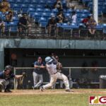 Team Guam host American Samoa for the Bronze Medal in the WBSC U18 Oceania Tournament (photo by Michael Ebio)