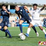 Guam's Shane Malcolm fights through the defense to a shot attempt in the second half. (photo by Michael Blas)