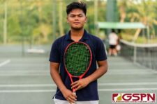 JFK Islander Mark Fontanilla finished in second place in the Boys Singles A finals. (Photo by Michael Blas)