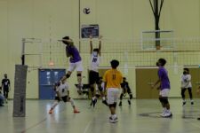 The Okkodo Bulldogs defeated the GW Geckos in four sets to advance to the ISA Boys Volleyball Championship Game next week! (photo by Omar Nobuo)