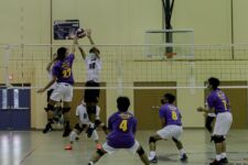 The Okkodo Bulldogs defeated the GW Geckos in four sets to advance to the ISA Boys Volleyball Championship Game next week! (photo by Omar Nobuo)