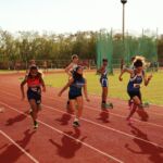 The Middle School Track season wrapped up action at the JFK Track Wednesday evening. (photo by Lawrence Sugatan)