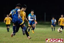 The Guam High Panthers defeated the GW Geckos 3-1 Tuesday evening to pick up their win of the IIAAG Boys High School Soccer season. (Photo by Michael Blas)