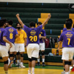 The GW Geckos celebrate after leading the JFK Islanders for most of the night. Photo by Bout It Productions