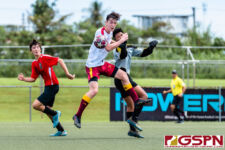 The FD Friars defeated the St. John's Knights 2-0 in their IIAAG Championship Rematch at GFA Saturday morning. (Photo by Michael Blas)