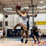 Guam High Panthers Ryan Taitague makes his way towards the basket on a fast break. (Photo by Michael Blas)