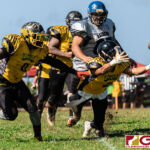 The Raiders and the Eagles faced off earlier this Saturday Afternoon in a rematch from last season's Guahan Varsity Football League Championship Game. (Photo by Michael Blas)