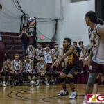 Fd Friars Kaleb Tennessen defends the ball while his teammates and fans look on. (photo by Bout It Productions)