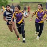 The ND Royals defeated the seven time Champions, GW Geckos, 21-17 to become the 2019 IIAAG/GRFU Girls High School Rugby Champions. (Photo by Michael Blas)