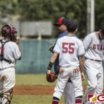 Team Guam host American Samoa for the Bronze Medal in the WBSC U18 Oceania Tournament (photo by Michael Ebio)