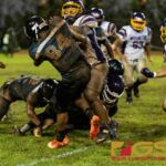 The GW Geckos hold off the home team JFK Islanders under heavy rain for the win, improving their record to 3-1. (Photo by Michael Blas)