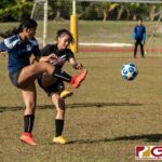 The Academy Cougars picked up a 6-0 win this afternoon, March 28, 2019, in their IIAAG Girls High School Soccer game against the Simon Sanchez Sharks. (Photo by Michael Blas)