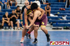 The FD Friars and Academy Cougars faced off against the host team Okkodo Bulldogs Saturday morning in IIAAG High School Wrestling. (Photo by Michael Blas)