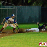 The 76 Expos took Game 3 of the GML Championship Series in the 10th inning with a 14-11 win over the IT&E Rays. (Photo by Michael Blas)
