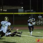 Guam High Panthers Jayson Jackson sees the end zone from just a few yards out. (photo by Bout It Productions)