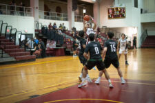 The FD Friars defeated the JFK Islanders to advance to the ISA Boys Basketball Finals Wednesday evening. (photo by Raine Delos Reyes)
