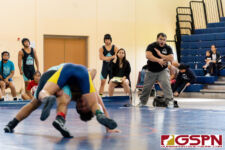 The Southern Dolphins and Guam High Panthers hit the mats in IIAAG High School Wrestling Saturday morning at Okkodo High School. (Photo by Michael Blas)