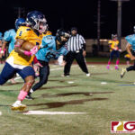Guam High Panther Jayson Jackson runs the ball into the endzone for a touchdown. (Photo by Michael Blas)