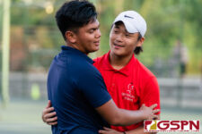 St. John's Knight Marshall Zhang finished in first place in the Boys Singles A finals. (Photo by Michael Blas)