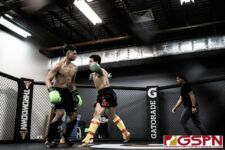 Steel Athletics held their glorified sparring session 6 Friday evening in MMA, kickboxing and boxing. (photo by Bout It Productions)