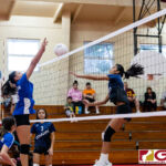 High school girls volleyball teams showed out today at St. John's to compete in Dr. Sheih's Preseason Volleyball Tournament. (Photo by Michael Blas)