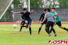 The JFK Islanders defeat the Simon Sanchez Sharks 10-0 in their 2021 ISA Boys Soccer matchup. (Photo by Michael Blas)