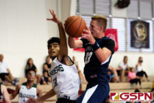 The JFK Islanders made a 4th quarter comeback to defeat the Harvest Eagles 58-51 to remain undefeated in the 2020 GSPN Preseason Boys Basketball Tournament presented by Guam Army National Guard. (Photo by Michael Blas)