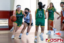 The Okkodo Bulldogs defeat the JFK Islanders 43-29 on Day 4 of the McDonald's High School Pre-season Basketball Tournament. (Photo by Michael Blas)