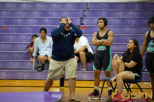 The GW Geckos fought off a tough Southern Dolphins wrestling team in the Week 4 meet.(Photo by Bout It Productions )