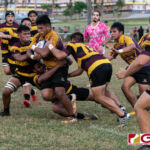 The GW Geckos reclaimed the IIAAG/GRFU Boys High School Rugby Championship title after defeating the reigning champs, the FD Friars, 19-12. (Photo by Michael Blas)