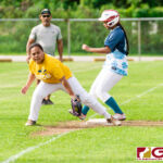 The APL Women's Softball League continued with the two undefeated teams Southern and Juice going head to head. (Photo by Michael Blas)