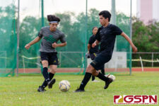 The JFK Islanders defeat the Simon Sanchez Sharks 10-0 in their 2021 ISA Boys Soccer matchup. (Photo by Michael Blas)