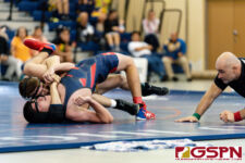 The FD Friars and Academy Cougars faced off against the host team Okkodo Bulldogs Saturday morning in IIAAG High School Wrestling. (Photo by Michael Blas)