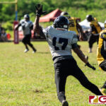 The Raiders and the Eagles faced off earlier this Saturday Afternoon in a rematch from last season's Guahan Varsity Football League Championship Game. (Photo by Michael Blas)