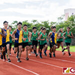 The GW Geckos faced off against the home team JFK Islanders in the IIAAG High School Cross Country Meet Wednesday afternoon. (Photo by Michael Blas)