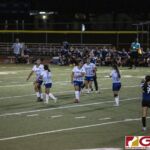 The Guam High Panthers celebrate after finding the goal line once again in the first half. (photo by Bout It Productions)